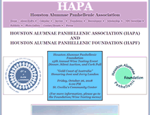 Tablet Screenshot of houston-panhellenic.org